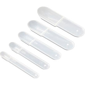 SP Bel-Art Earth-Friendly Wide Handle Sampling Spoon 2.5ml (0.08oz) PLA Resin 10Pk 367401022