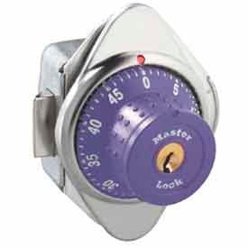 Master Lock® No. 1654MDPRP Built-In Combo Lock for Horizontal Latch Box Locker - Purple- RH 4MDPRP165