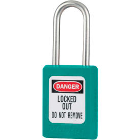 Master Lock® Thermoplastic Zenex™ S33TEAL Snap Lock Safety Padlock 1-3/8