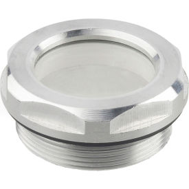Aluminum Fluid Level Sight w/ ESG Glass w/o Reflector - G 1-1/4