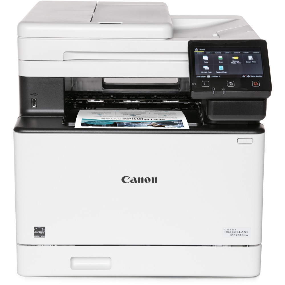 Canon imageCLASS MF751Cdw Wireless Laser All-In-One Color Printer MPN:5455C015