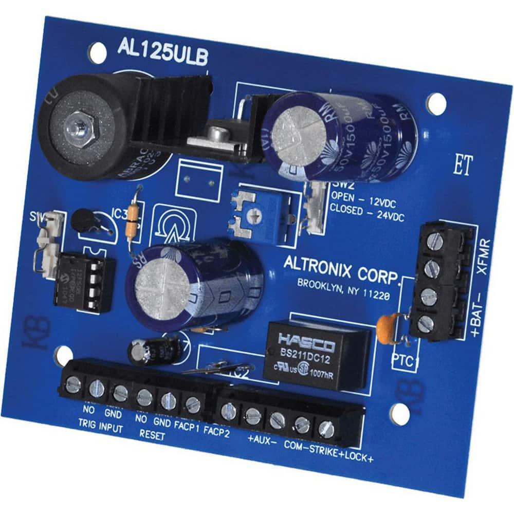 Electromagnet Lock Accessories, Accessory Type: Boards & Modules , For Use With: Altronix Power Supplies  MPN:AL125ULB