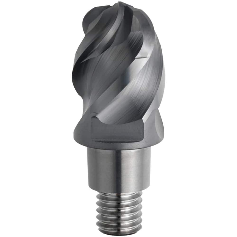 Ball End Mill Heads, Mill Diameter (mm): 10.00 , Length of Cut (mm): 10.5000 , Connection Type: iMX10 , Overall Length (mm): 16.0000 , Material: Solid Carbide  MPN:675681