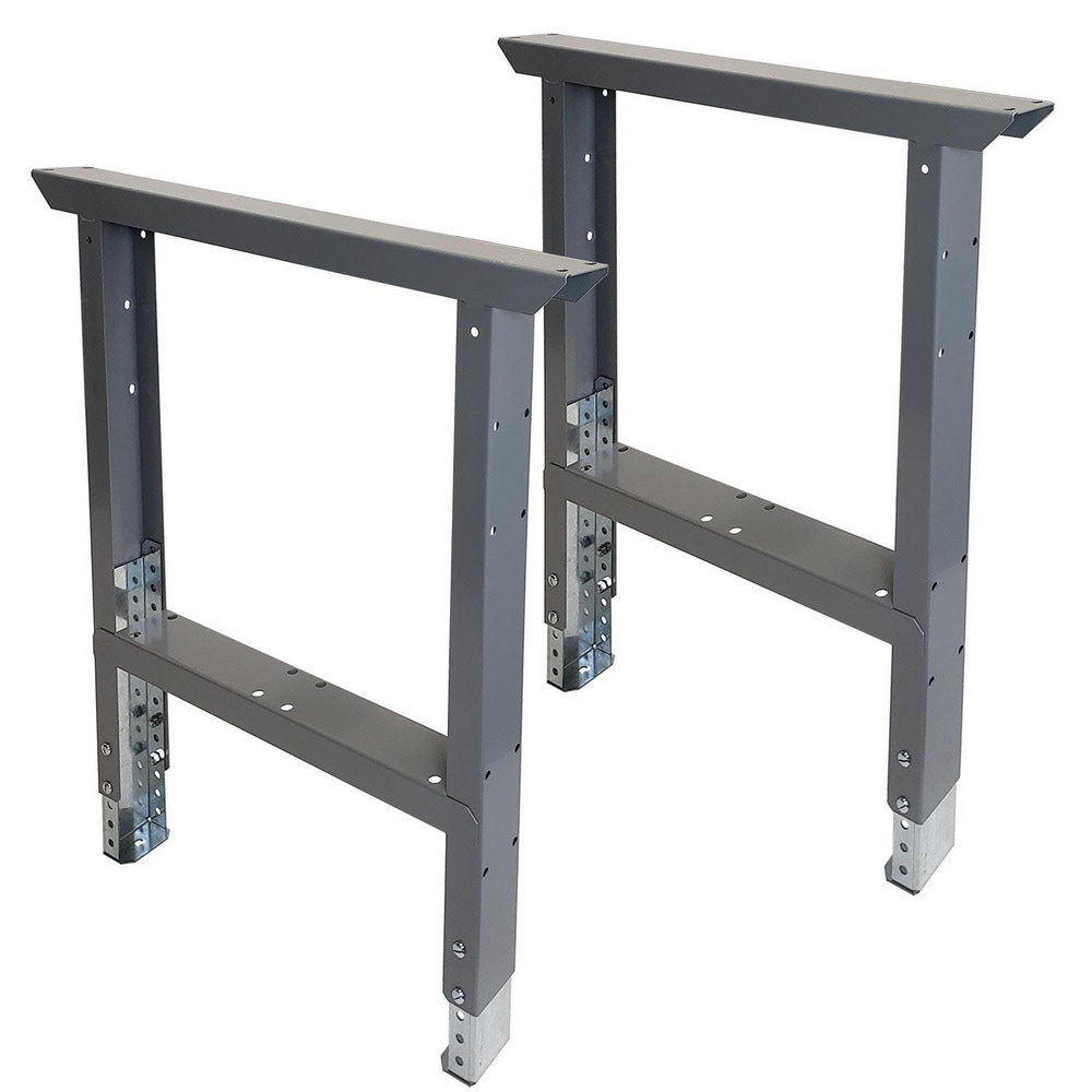 Workbench & Workstation Accessories, Material: Steel , Includes: Pair of Adjustable Workbench Legs , Overall Depth (Decimal Inch): 30.0000  MPN:DD232758