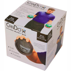 CanDo® WaTE™ Hand-held Weighted Ball Black 3 kg/6.6 lb. 10-3165