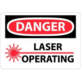 NMC D169R OSHA Sign Danger Laser Operating 7