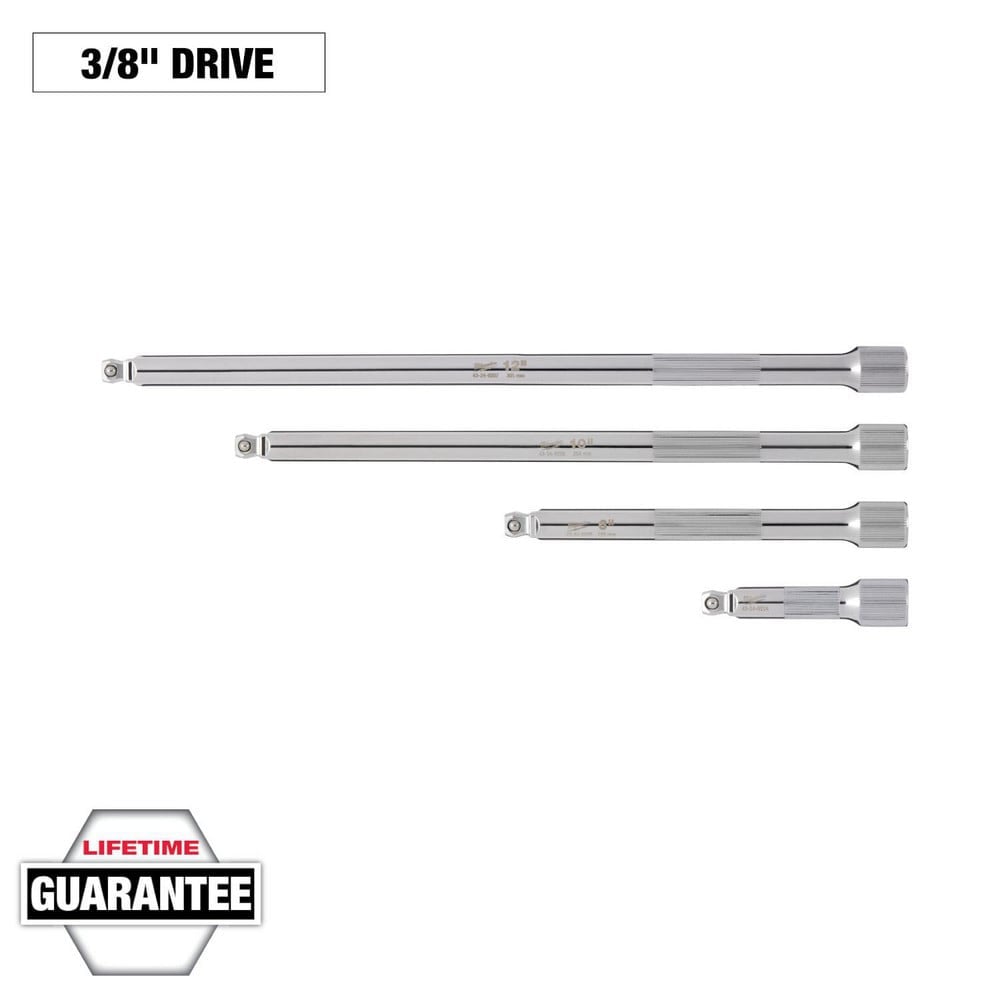 Socket Extension Sets, Drive Size: 0.375in , Finish: Chrome , Material: Vanadium Steel , For Use With: Impact Drive Sockets & Ratchets , Insulated: No  MPN:48-22-9351