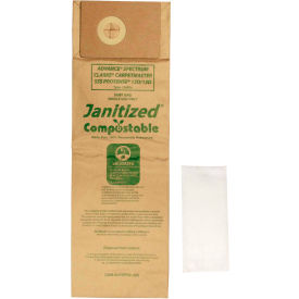 Clarke Compostable Vacuum Bag for Clarke CarpetMaster 112 115 212 215 218 COM-ADVSPEC-4(5)*