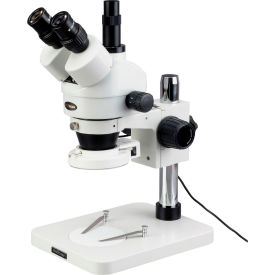 AmScope SM-1TSX-144S 3.5X-45X Dissecting Trinocular Zoom Stereo Microscope with 144-LED Light SM-1TSx-144S