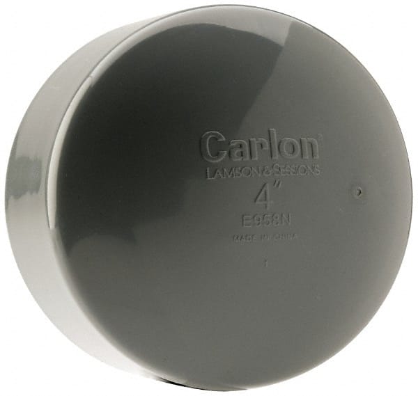 Conduit End Cap: For Rigid, Polyvinylchloride, 4