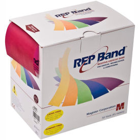 REP Band® Latex Free Exercise Band Plum 50 Yard Roll/Box 10-1093