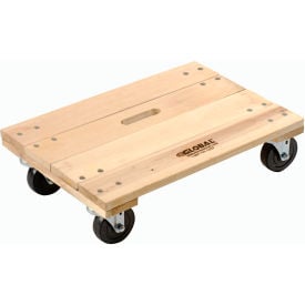 GoVets™ Hardwood Dolly with Solid Deck 24 x 16 1200 Lb. Capacity 154B952