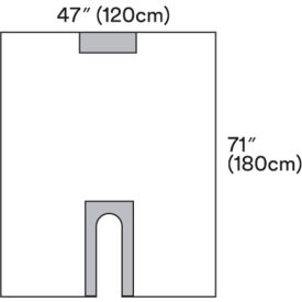 3M™ Steri-Drape Long U-Drape 1019 47