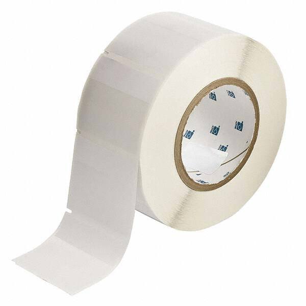 Label Maker Label: Clear & White, Vinyl, 1,000 per Roll MPN:30157