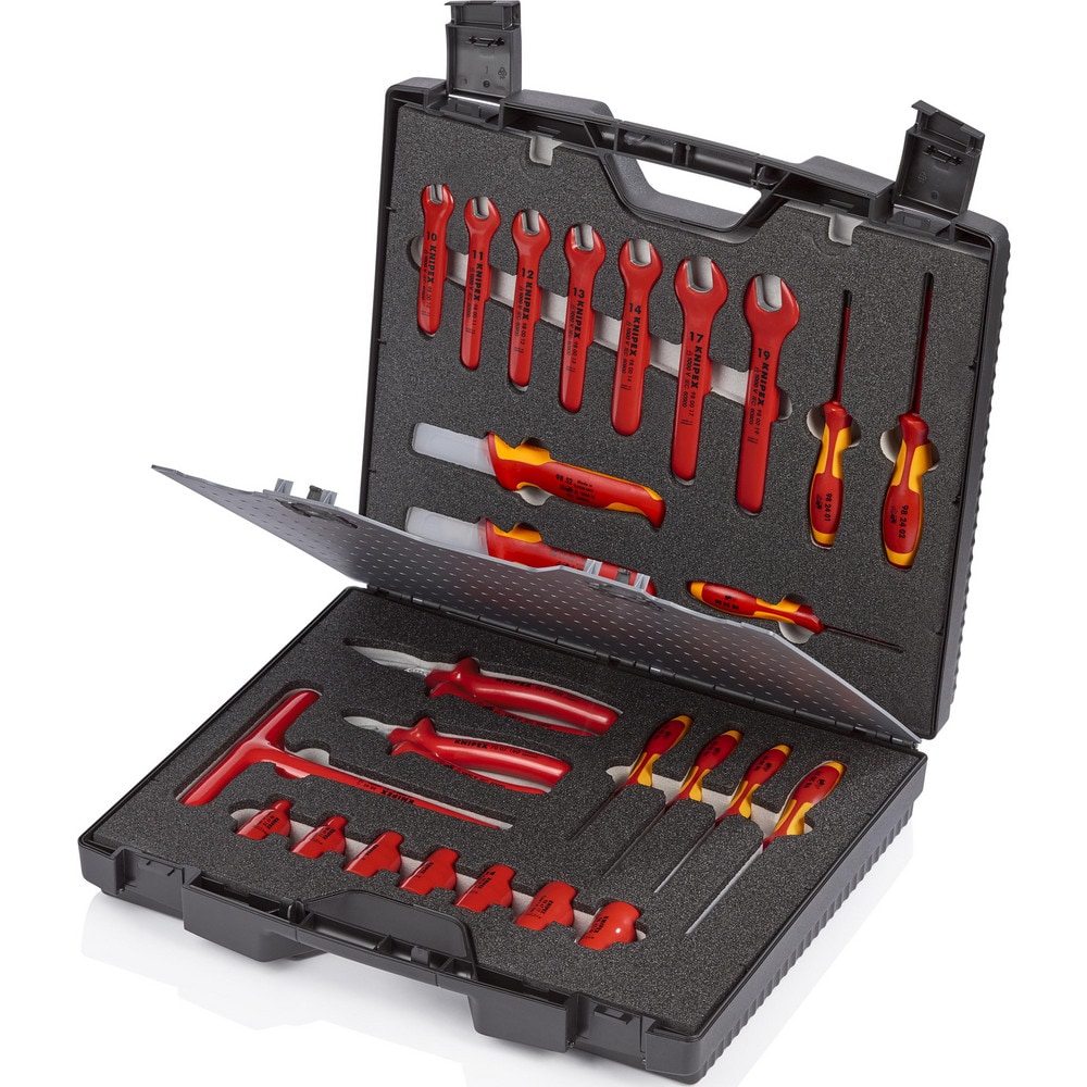 Combination Hand Tool Sets, Set Type: Insulated Assorted Tool Set , Number Of Pieces: 26 , Tool Finish: Insulated , Container Type: Foam Inserts, Hard Case  MPN:98 99 12