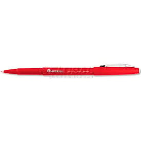 Universal One Porous Point Stick Pen Red Ink Medium Dozen UNV50503