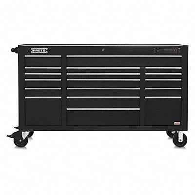 Rolling Tool Cabinet Black Heavy Duty MPN:J556741-18BKPDP