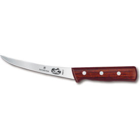 Victorinox 6 Boning Knife Curved Blade Semi-stiff Rosewood Handle 40017 - Pkg Qty 10 5.6606.15