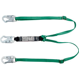 V-Series® 10190399 Standard Twin-Leg Adjustable Lanyard6'36C SM SnaphooksLT Weight Worker 10190399