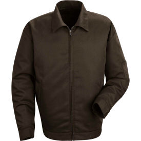 Red Kap® Slash Pocket Jacket Regular-L Brown JT22 JT22BNRGL