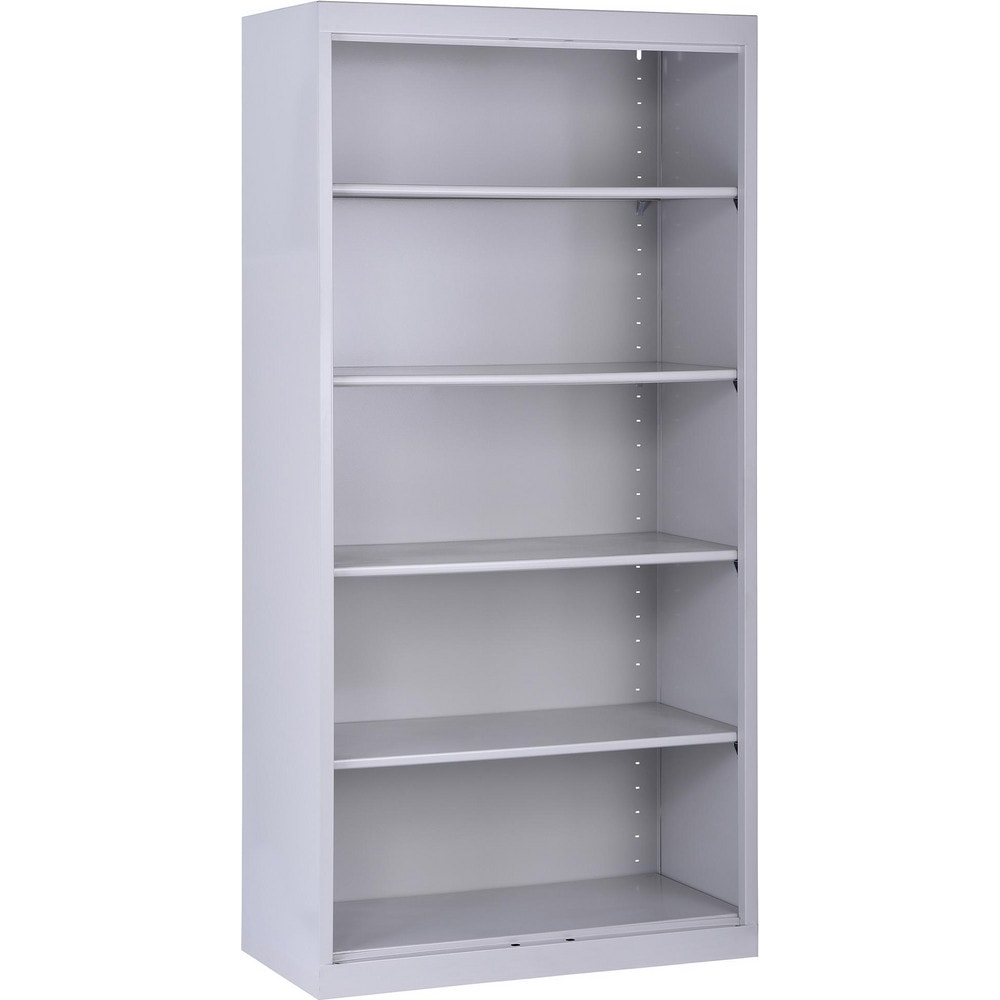 Bookcases, Overall Height: 72in , Overall Width: 36 , Overall Depth: 18 , Material: Steel , Color: Dove Gray  MPN:BA40361872-05