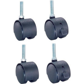 Nexel® CA2BN4 (2) Swivel (2) Swivel Brake Stem Casters 2