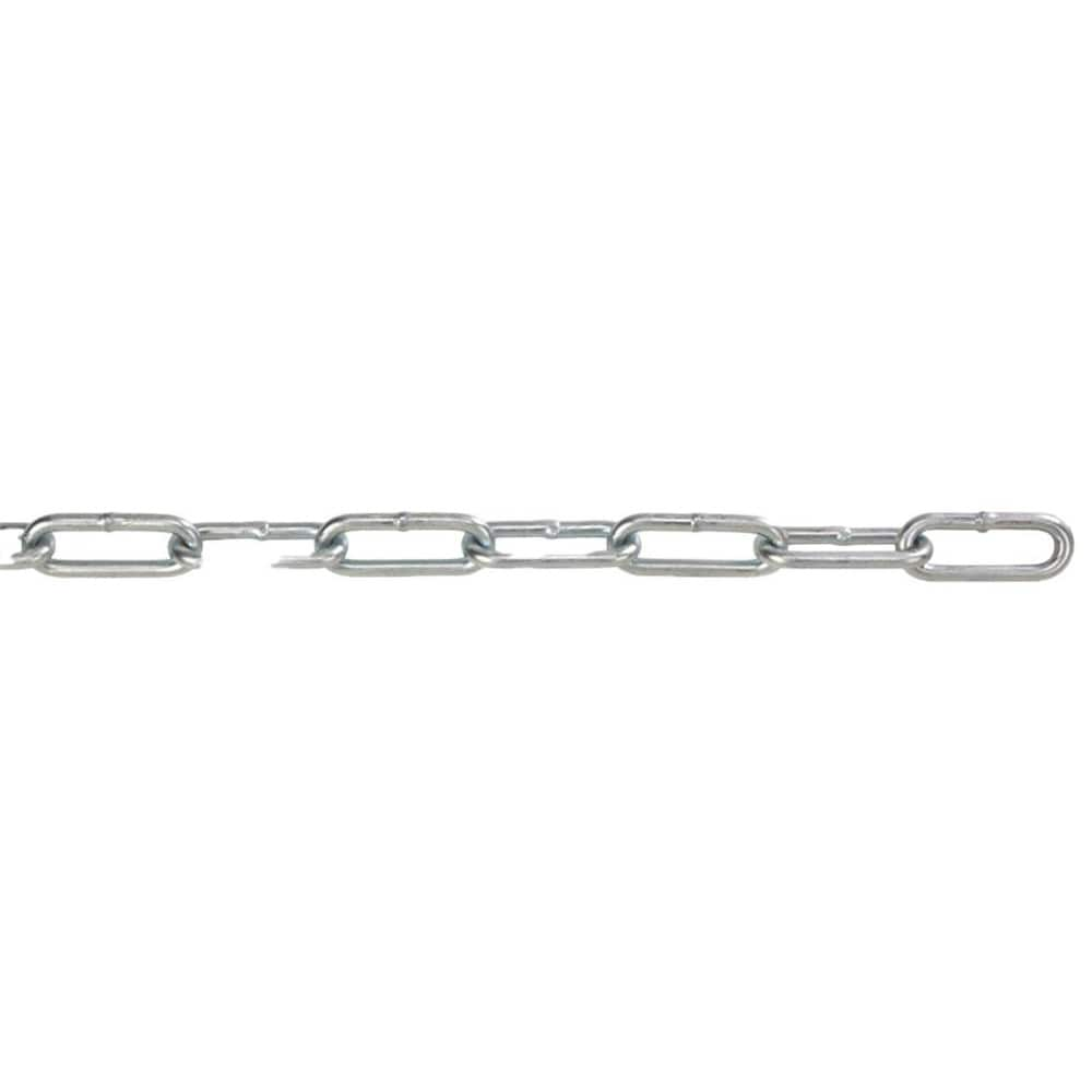 Welded Chain, Link Type: Welded , Material: Low-Carbon Steel , Overall Length: 250.00 , Inside Length (Decimal Inch): 1.31 , Work Load Limit: 520lb  MPN:5362035