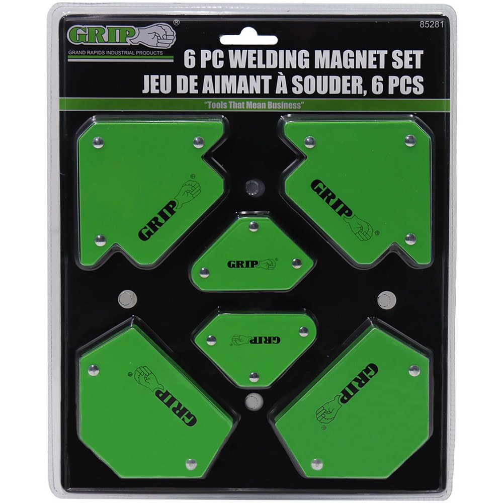 Magnetic Welding & Fabrication Squares, Holding Angle: 45, 90, 135 , Width (mm): 12in , Overall Height: 1in , Height (mm): 1in , Overall Depth: 10in  MPN:85281