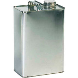 GoVets™ Metal F Style Cans 1 Gal. Silver 40/Pack 45567B16