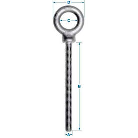 Ken Forging K2025-4-SS - 304 Stainless Eyebolt - Shoulder Pattern - 1/2-13 - 4