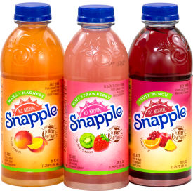 SNAPPLE All Natural Juice Drink Variety Pack 20 fl oz 24 Count 22000813