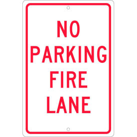 Aluminum Sign - No Parking Fire Lane - .063