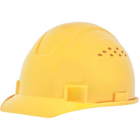 Jackson Safety Advantage Front Brim Hard Hat Vented 4-Pt. Ratchet Suspension Yellow 20221