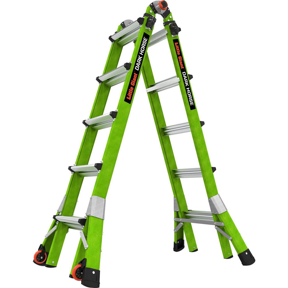 Extension Ladders, Ladder Type: Multi-Use Telescoping Ladder , Load Capacity (Lb. - 3 Decimals): 300.000 , Working Length (Feet): 18  MPN:16122-001