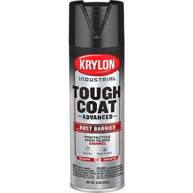 Krylon® Tough Coat Advance  Spray Paint w/ Rust Barrier Technology 20 oz. Gloss Black - Pkg Qty 6 K00799008