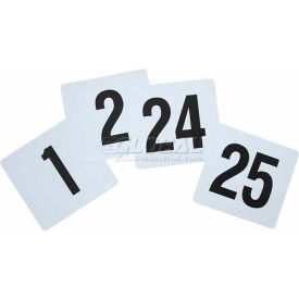 Winco TBN-25 Table Numbers 1-25 3-3/4