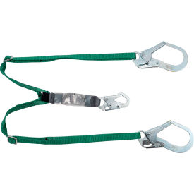 V-Series® 10188101 Standard Twin-Leg Adjustable Lanyard 6'36Cl Large Snaphooks 10188101