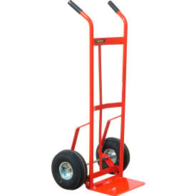 Wesco® Steel Hand Truck w/ Double Handle Pneumatic Wheels 700 lb. Capacity 210027