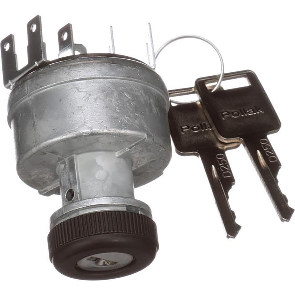 Automotive Switches, Switch Type: Ignition Switch-12v , Number Of Connections: 10 , Contact Form: .25 Blade , Sequence: Off-On/ACC-Start , Amperage: 30  MPN:31-309P