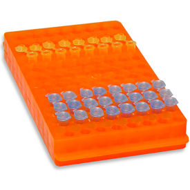 MTC™ Bio Reversible Racks For 1.5/2.0 ml or 0.5 ml Tubes 96 Place Orange 5 Pack R1050