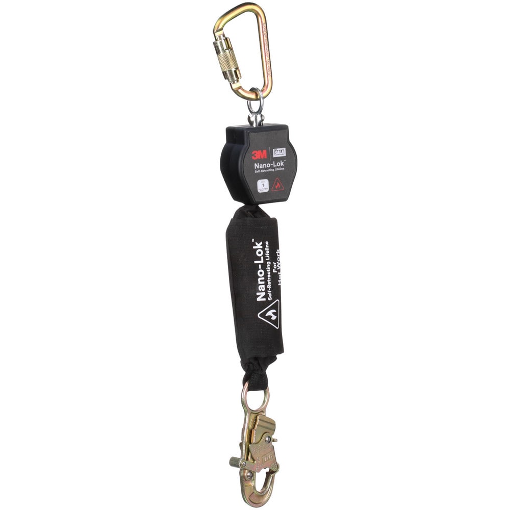 Self-Retracting Lanyards, Lifelines & Fall Limiters, Length (Feet): 6.000 , Housing Material: Thermoplastic , Extended Length: 6.00ft , Capacity (Lb.): 420  MPN:7012828668