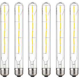 Sunlite® LED T8 Tubular Filament Light Bulb E26 Base 5W 430 Lumens 2200K Amber Pack of 6 41616-NS