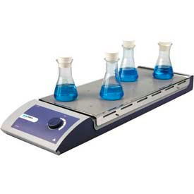 SCILOGEX MS-M-S10 10-Position Analog Magnetic Stirrer 81131102 Stainless Steel Plate 110V 50/60Hz 811311029999