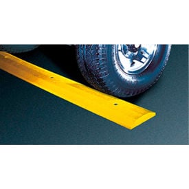 Checkers SB4S-SY Speed Bump Plastic Standard Yellow 4 Feet With Spikes SB4S-SY