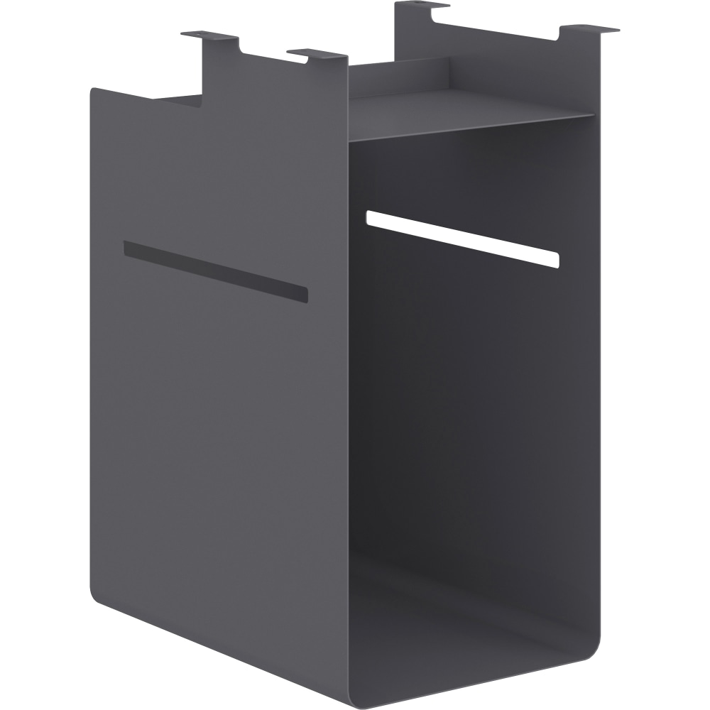 HON Fuse Undermount Storage Cubby Unit, 20inH x 10inW x 15inD, Charcoal Gray MPN:UFO15NP02