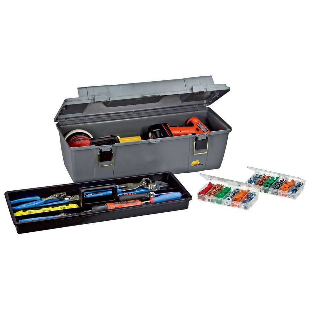 Tool Boxes, Cases & Chests, Color: Gray , Material: Plastic , Overall Height: 10in , Overall Depth: 11in  MPN:682007