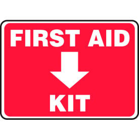 Accuform MFSD506VA First Aid Kit Sign 10