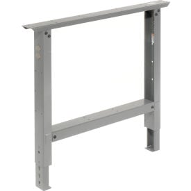 GoVets™ Adjustable Height Steel C-Channel Leg For Workbench 36