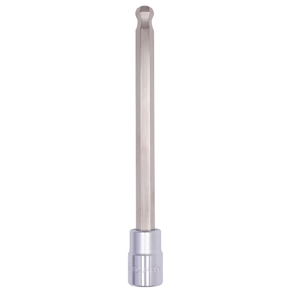 Hand Hex & Torx Bit Sockets, Socket Type: Ball End Socket , Hex Size (mm): 10.000 , Bit Length: 123mm , Insulated: No , Overall Length (Inch): 6  MPN:83BB-10L