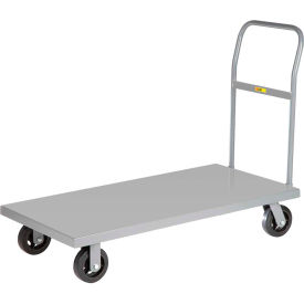 Little Giant® Steel Deck Platform Truck T-520-UPS - Flush Edge - 24 x 48 - Mold-on Rubber T-520-UPS